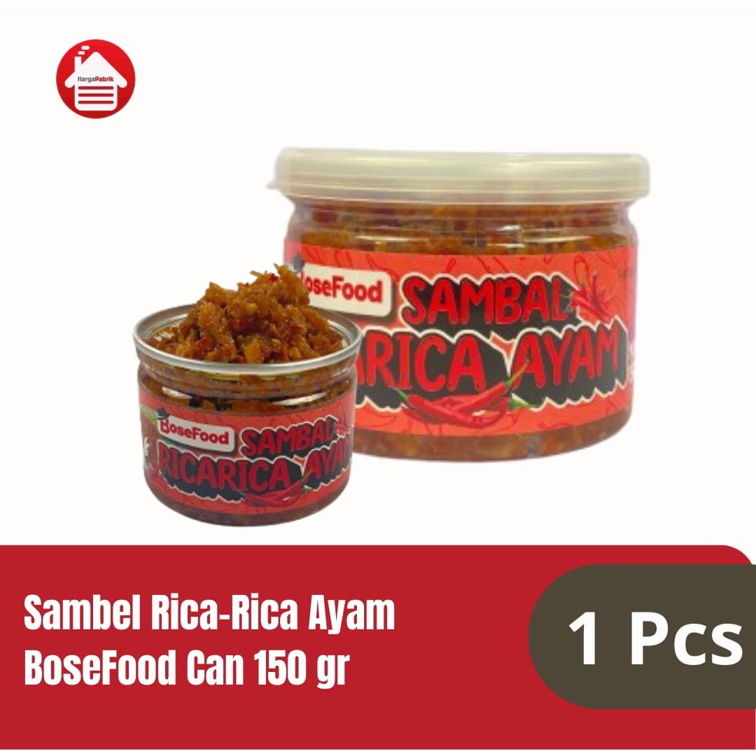 Sambal Rica-Rica Ayam BoseFood  Can 150 gr